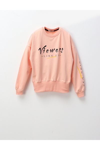 MiniKids Bluza Viewers LIKE us, corai