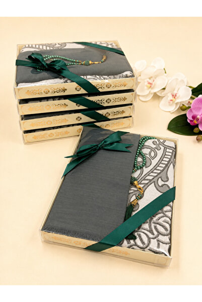 Uğurlu Hac Seccade Head Covering Pearl Tesbi̇rh Se