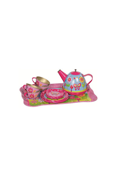 Goki Set de ceai metalic Flori Vesele