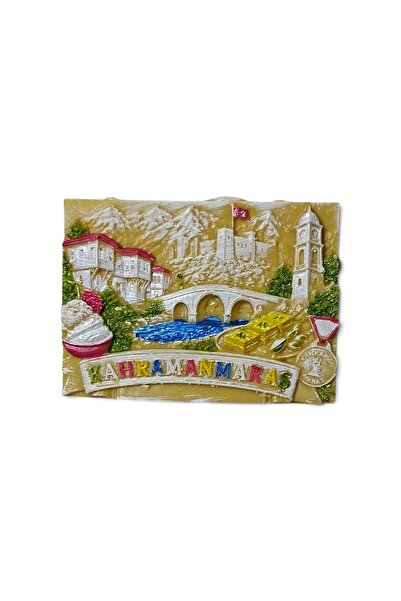 Genel Markalar Kahramanmaraş magneti polyester kabartma hediyelik magnet