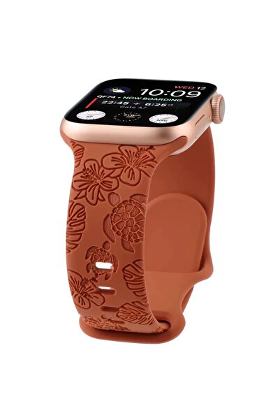 REDz Accessories Екзотична спортна каишка с цветя за Apple Watch, с мотив на ...