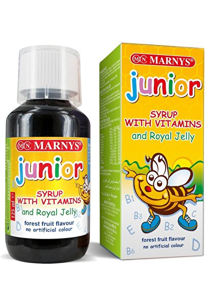 Marnys Junior Syrup - Royal Jelly and Multivitamins for Growth, Immunity & Co...