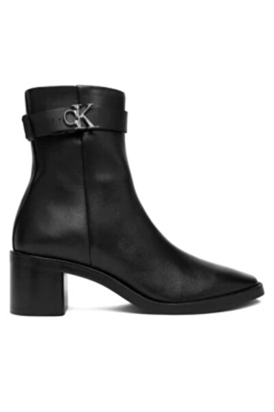 Calvin Klein Ck Hw0hw02591 Block Heel Metal Logo Kadın Bot Özel
