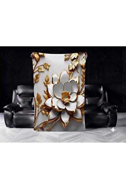 Elmas Dizayn تصميم خاص من ماركة مميزة، بطانية سرير تلفزيوني مقاس 150x220 سم، ...
