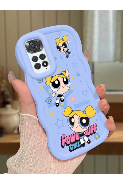 Hontinga Redmi Note 11 Compatible Case Camera Protector Blue Silicone Couple ...