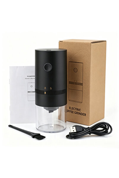Boyue Electric Coffee Grinder, USB Type-C Rechargeable Portable Coffee Bean M...