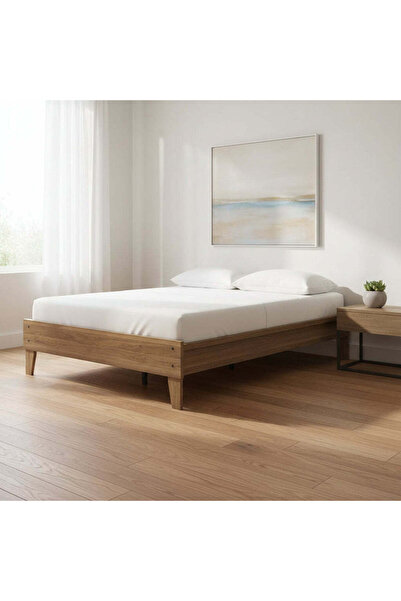 Ashley Furniture سرير دينلو كامل الحجم مع قاعدة