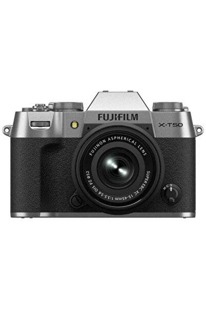 Fujifilm X-T50 Mirrorless Digital Camera with XC 15-45mm Lens – Silver | 40.2...