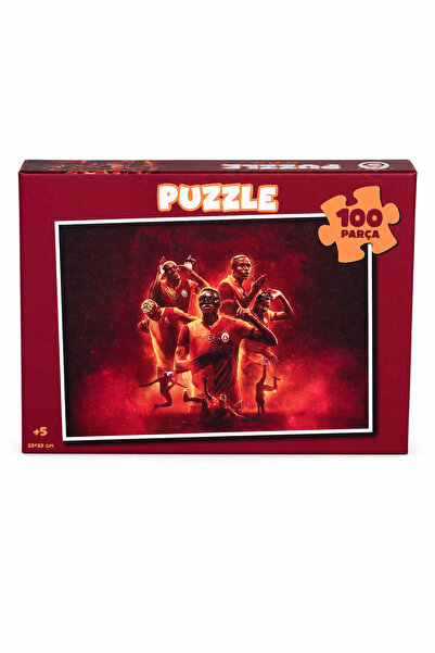Galatasaray Lisanslı 100 Parça Puzzle - Victor Osimhen Özel Baskılı Çocuk Yapboz