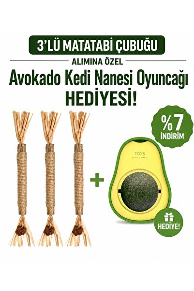 Matatabi Doğal Çiğneme Çubuğu