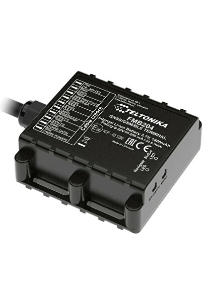 Teltonika Συσκευή εντοπισμού GPS FMB204 GNSS / GPRS / GSM / Bluetooth για Αυτ...
