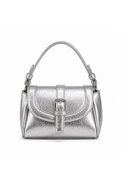 ZÇBUTİK Women's Mini Hand and Shoulder Bag – Faux Leather, with Buckle, Lined...