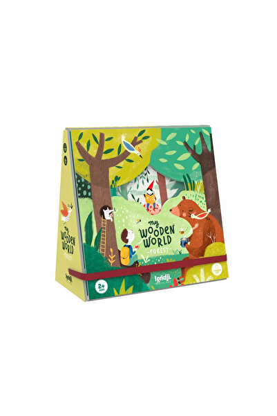 Londji Figurine puzzle din lemn Lumea mea alesă din lemn