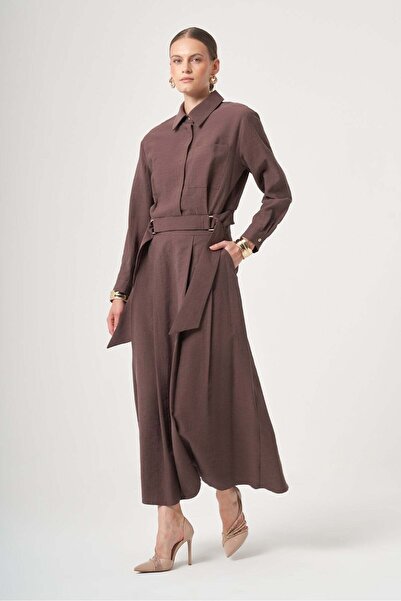 FTZ WOMEN Women's Tulipa Skirt Suit Brown 31435