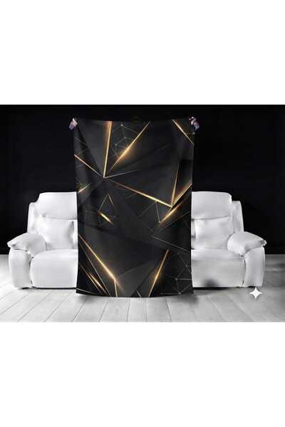 Elmas Dizayn تصميم خاص من ماركة مميزة، بطانية سرير تلفزيونية مقاس 150x220 سم،...