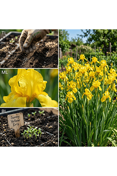 Bloom & Sow Seed بذور السوسن الصفراء (الصفراء المشمسة) - نبات دائم متين مناسب...