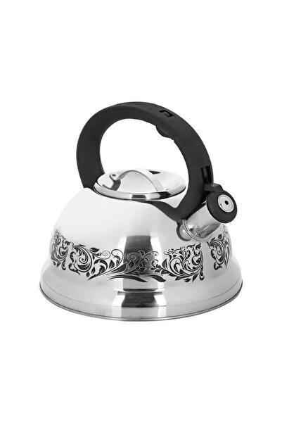 Bohmann kettle, 2.7 liters, whistle, induction, stainless steel, color change