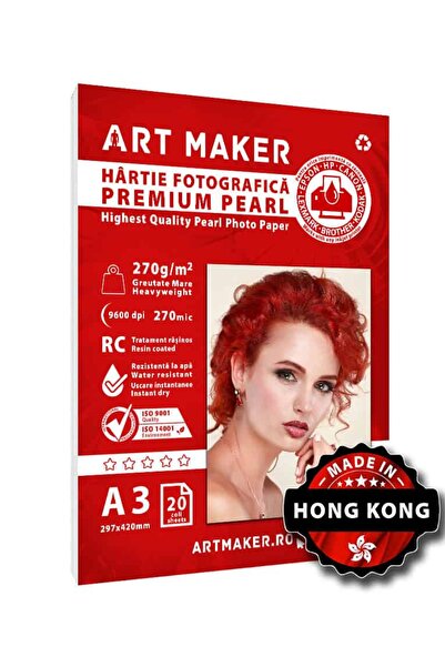 Art Maker Hartie foto Pearl, 270g/mp, A3, 20 coli