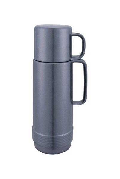 Reem Plastic Coffee/Tea Flask With Plastic Cup Dark Grey 0.5Liters