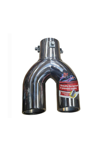 OEM Μπούκα Εξάτμισης Διπλή Στρογγυλή 37-60mm w16893