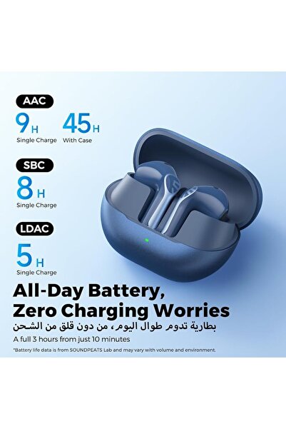 SoundPEATS Air6 HS Wireless Earbuds, LDAC Lossless & Hi-Res Audio, 4-Mic ENC,...