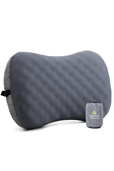 OEM Pernă gonflabilă de călătorie ergonomică confortabilă compactă gri