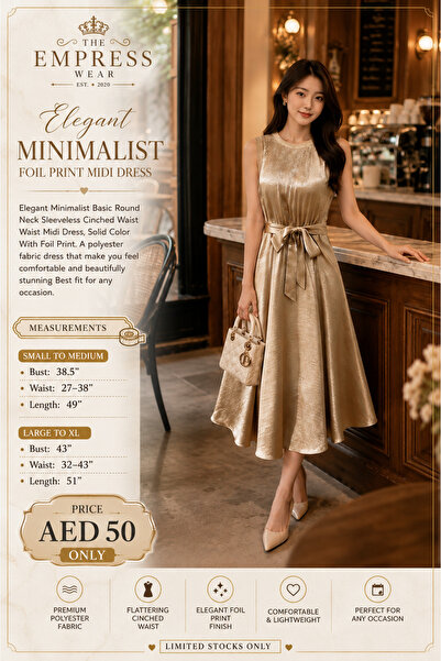 Generic Brand Golden elegant dress