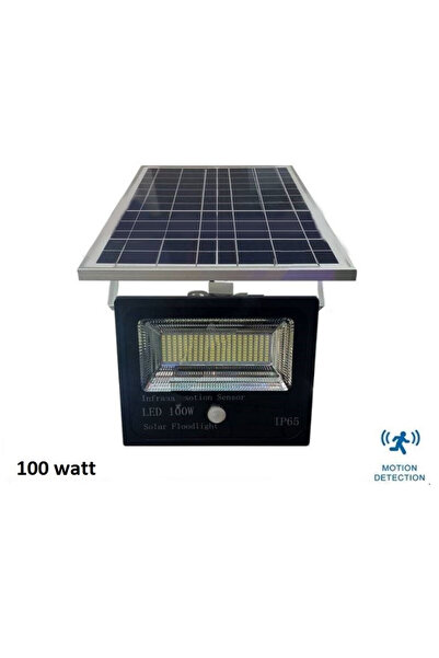 OEM 100w LED προβολέας εξωτερικού χώρου με Φωτοβολταϊκό Πάνελ και ανίχνευση κ...