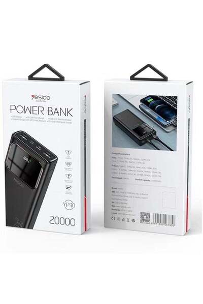 Yesido Fast Charging 20000 mAh Power Bank