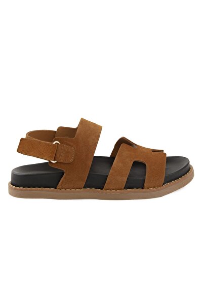Pegia Suede Women's Sandals 215570 Tan