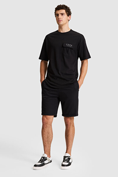 U.S. Polo Assn. Erkek Siyah Örme Şort 50327211-VR046