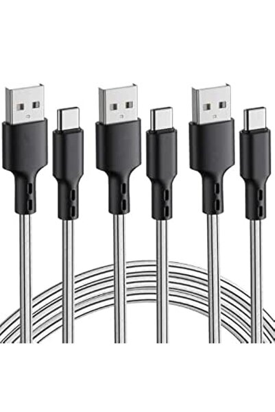 schitec Type C Cable, 3-Pack 3M USB A to C TPE Fast Quick Charger Cable Data ...