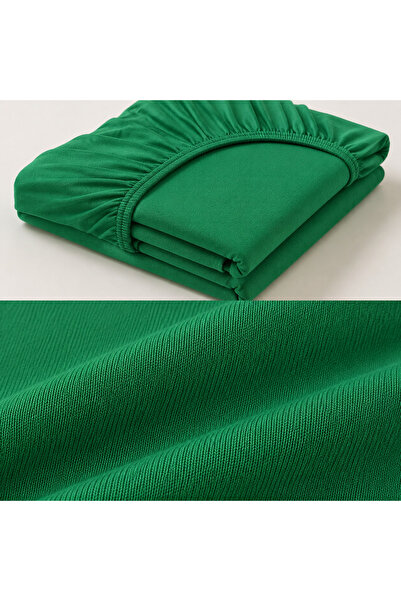 nnevora Single Elastic Combed Cotton Bed Sheet 100X200+27 cm 4 Sides Elastic