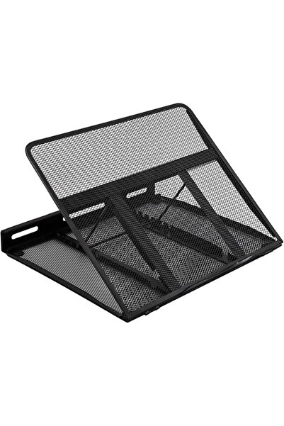 Amazon basics Ventilated Ergonomic Laptop Stand, 7-Level Adjustable, Steel Me...