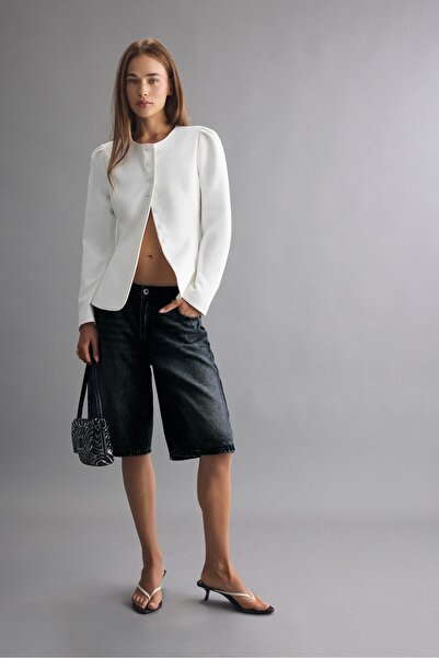Stradivarius Peplum blazer ceket