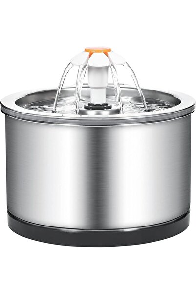 GENERAL Cat Water Fountain Stainless Steel Pet Cat Water Dispenser with Filte...
