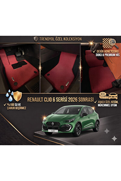 8D OTO PASPASI RENAULT RENO CLİO 6 SERİSİ 2026 SONRASI PREMİUM ARACA ÖZEL EVA...