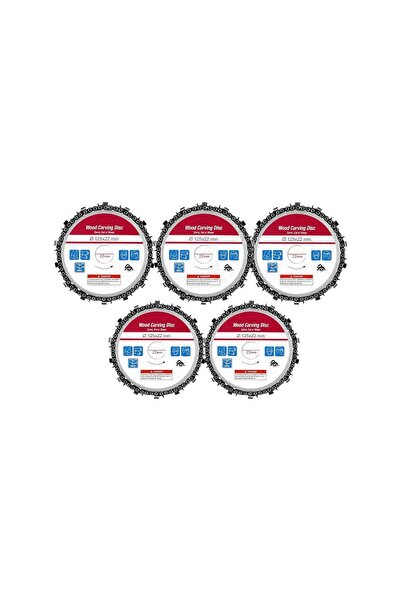 COBI SMART® Set 5 bucati disc pentru flex cu lant, 125x22 mm, pentru taiere lemn