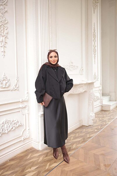 Bwest Trench Coat - Black