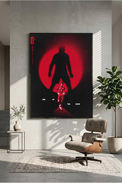 postercraft Κριστιάνο Ρονάλντο Τέλος της παράστασης Ξύλινη Αφίσα Τέχνης (Χωρί...