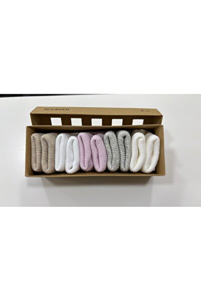Minivo Kids 5’li Paket Yenidoğan Bebek Pamuklu Çorap 0/6 Ay