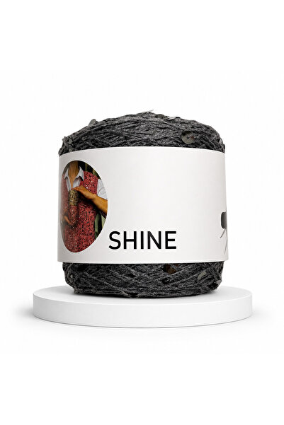 Nas Shine 45% Cotton Sequined Knitting Yarn 100 Gr 230 m Summer Hand Knitting...