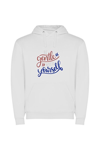 iLovePrints Graceful Radiance: Gentle Artistry+ Φούτερ με κουκούλα σε χρώμα Λ...
