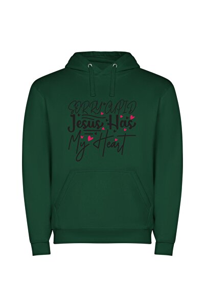 iLovePrints Heart to Jesus: Illustrator's Creation Φούτερ με κουκούλα σε χρώμ...