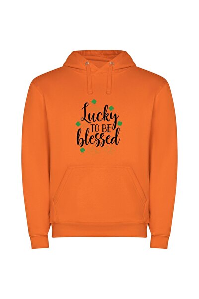 iLovePrints Lucky Shamrocks: A Coherent St Patrick's Blessing Φούτερ με κουκο...