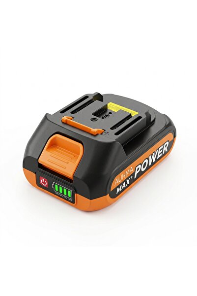 auhma AHV-21 18.5V 2.0Ah Li-Ion Şarjlı Batarya | Type-C Şarj Girişli, LED Gös...
