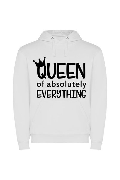 iLovePrints Queen: Absolutely Outstanding & Coherent Φούτερ με κουκούλα σε χρ...