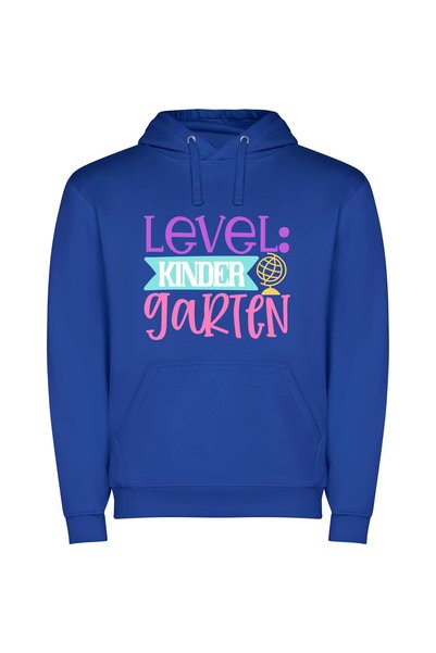 iLovePrints Kinder Art Level Φούτερ με κουκούλα σε χρώμα Μπλε