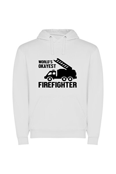 iLovePrints Okayest Rottweiler Firefighter: Yah! Φούτερ με κουκούλα σε χρώμα ...