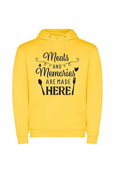 iLovePrints Culinary Crafts: Memories Reinvented Φούτερ με κουκούλα σε χρώμα ...